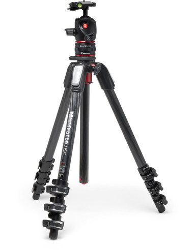 Manfrotto MK055CXPRO4BHQR Statyw 055 Carbon 4sekc. + MHXPRO-BHQ2 + MOVE