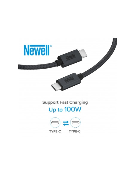 Kabel Newell USB C - USB-C 3.2 Gen 2 - 2 m, grafitowy