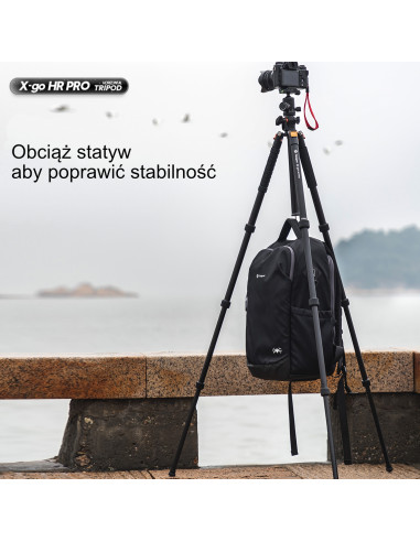 Statyw Fotopro X-go HR Pro z głowicą kulową FPH-52Q - czarny