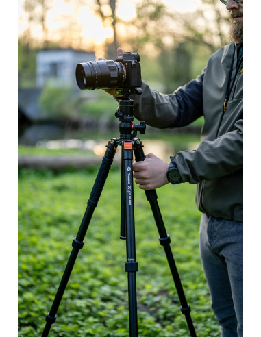 Statyw Fotopro X-go HR Pro z głowicą kulową FPH-52Q - czarny