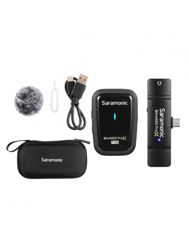 Zestaw do bezprzewodowej transmisji dźwięku Saramonic Blink500 ProX Q5 (RXUC + TX)