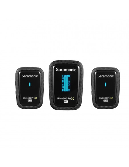 Zestaw do bezprzewodowej transmisji dźwięku Saramonic Blink500 ProX Q2 (RX + TX + TX)