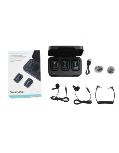 Zestaw do bezprzewodowej transmisji dźwięku Saramonic Blink500 ProX B2