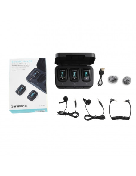 Zestaw do bezprzewodowej transmisji dźwięku Saramonic Blink500 ProX B2