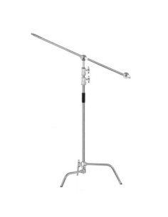 Stalowy statyw studyjny C-stand 330cm, trzpień 16mm z...