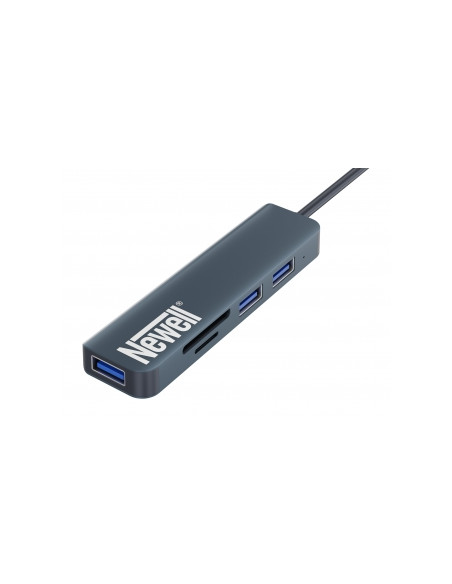 Hub Newell 5 w 1 - srebrny