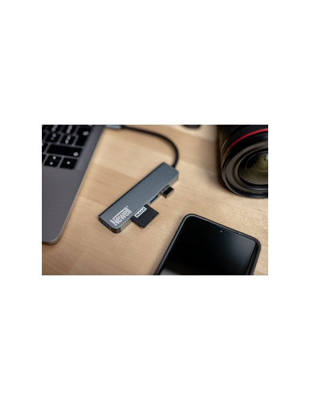 Hub Newell 5 w 1 - srebrny