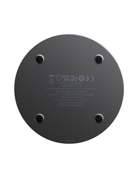 Bezprzewodowa ładowarka indukcyjna Baseus Simple 2, 15W z kable USB-C do USB-C (czarna)