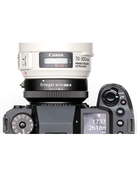copy of Adapter bagnetowy FRINGER EF-FX Pro II z autofocusem (Canon EF-Fujifilm X)