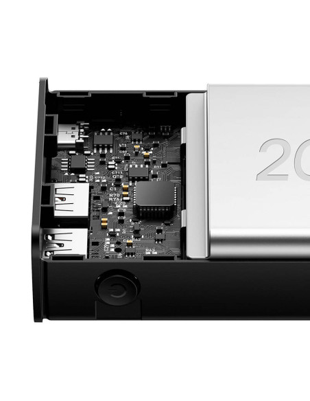 Powerbank Baseus Adaman Metal, 20000mAh, 30W (czarny)