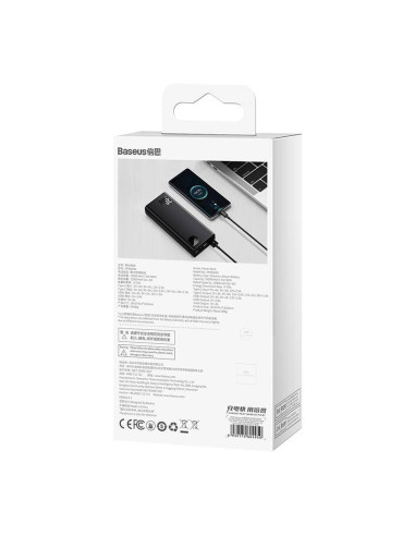 Powerbank Baseus Adaman Metal, 20000mAh, 30W...