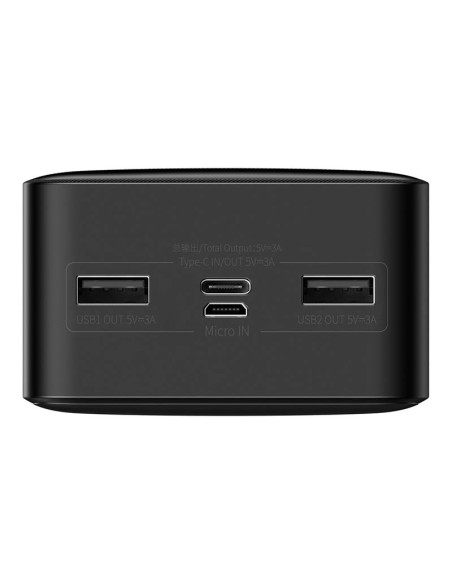 Powerbank Baseus Bipow 30000mAh, 2xUSB, USB-C,15W (czarny)