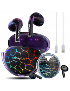 Słuchawki bezprzewodowe Lenovo LP80 Pro RGB - czarne