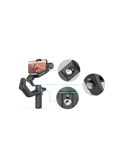 Gimbal ręczny FeiyuTech Scorp mini P do smartfonów - czarny