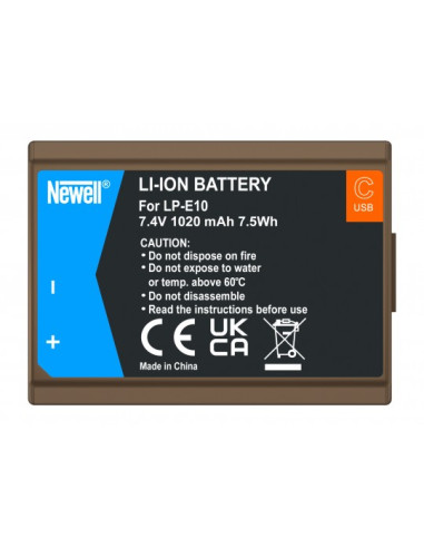 Akumulator Newell zamiennik LP-E10 USB-C do Canon