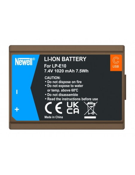 Akumulator Newell zamiennik LP-E10 USB-C do Canon