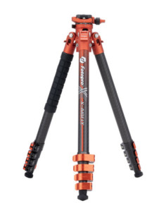 Statyw Fotopro X-Airfly - pomarańczowy