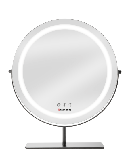 Lustro do makijażu Humanas HS-HM Scarlet z oświetleniem LED - czarne