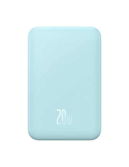 Magnetyczny mini powerbank Baseus 5000mAh 20W (niebieski)