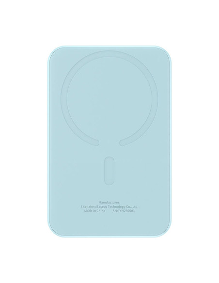 Magnetyczny mini powerbank Baseus 5000mAh 20W (niebieski)