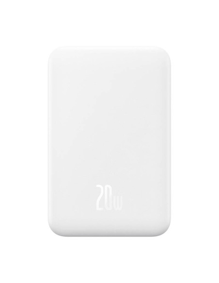 Magnetyczny mini powerbank Baseus 5000mAh 20W (biały)