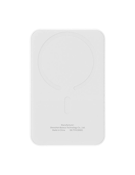 Magnetyczny mini powerbank Baseus 5000mAh 20W (biały)