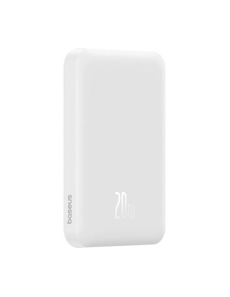 Magnetyczny mini powerbank Baseus 5000mAh 20W (biały)