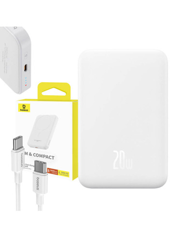 Magnetyczny mini powerbank Baseus 5000mAh 20W...