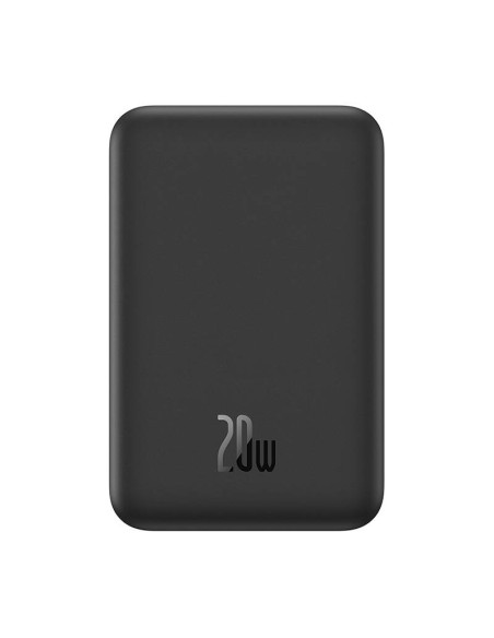 Magnetyczny mini powerbank Baseus 5000mAh 20W (czarny)