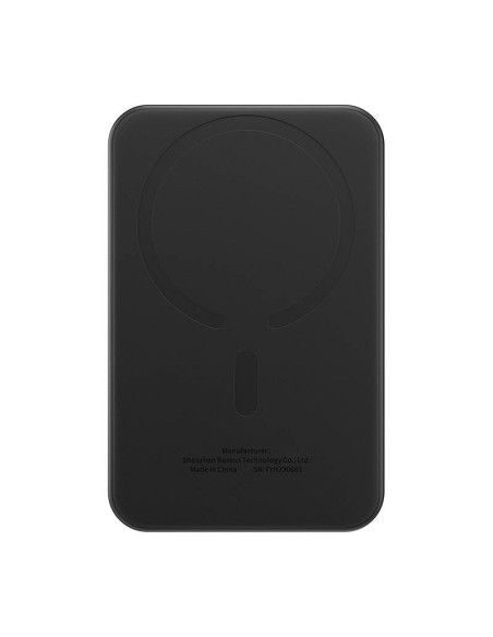 Magnetyczny mini powerbank Baseus 5000mAh 20W (czarny)