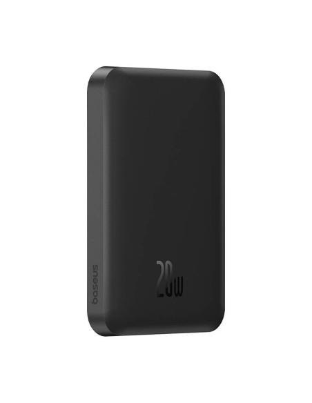 Magnetyczny mini powerbank Baseus 5000mAh 20W (czarny)