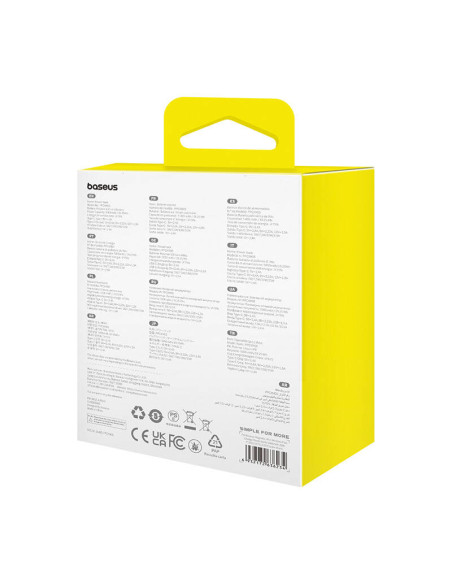 Magnetyczny mini powerbank Baseus 5000mAh 20W (czarny)