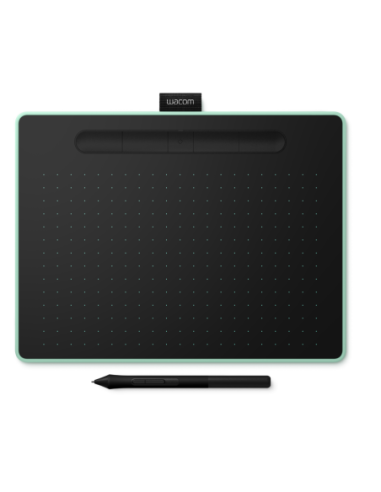 Wacom Intuos M, Bluetooth - tablet piórkowy, pistacjowy + 3 softy graficzne