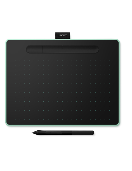 Wacom Intuos M, Bluetooth - tablet piórkowy, pistacjowy + 3 softy graficzne