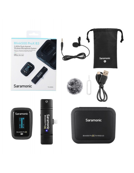Zestaw do bezprzewodowej transmisji dźwięku Saramonic Blink500 ProX B3 (RXDi + TX)