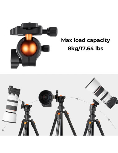 Statyw K&F Concept K234A0 z głowicą kulową...