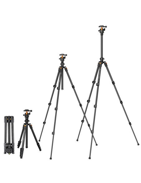 Statyw K&F Concept K234A0 z głowicą kulową BH-28L i uchwytem na telefon