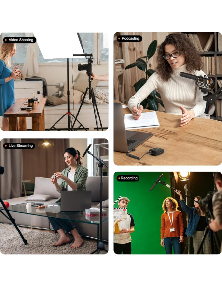 Comica CVM-VM30 bezprzewodowy mikrofon Shotgun