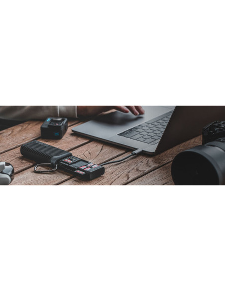 Czytnik kart pamięci PGYTECH CreateMate  P-GM-162 - zielony