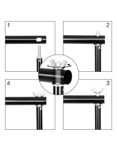 Zestaw do zawieszania tła MITOYA: statywy 300cm + belka... 2