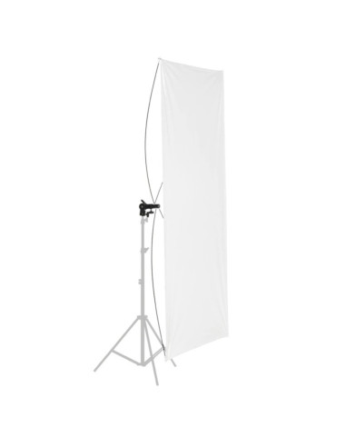 Blenda panelowa biało-srebrna 60x120cm