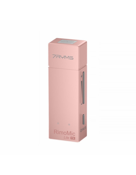 Bezprzewodowy zestaw mikrofonowy 7Ryms RimoMic Lite [iPhone/iPad] różowy
