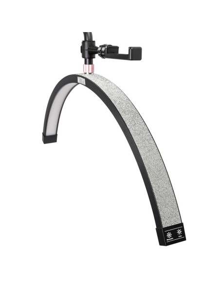 Lampa kosmetyczna MITOYA LED MOON LIGHT GLAMOUR 2700-6500K na statywie [czarna]