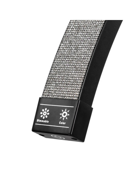 Lampa kosmetyczna MITOYA LED MOON LIGHT GLAMOUR 2700-6500K na statywie [czarna]