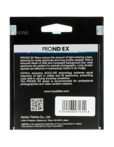 Filtr Hoya ProND EX 1000 58mm