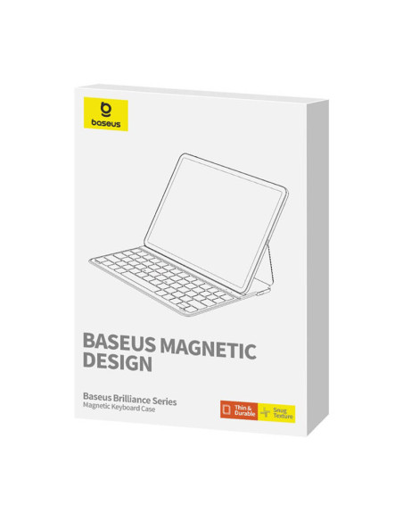 Magnetyczne etui z klawiaturą Baseus Brilliance Pad Air4/5 10.9" /Pad Pro11"