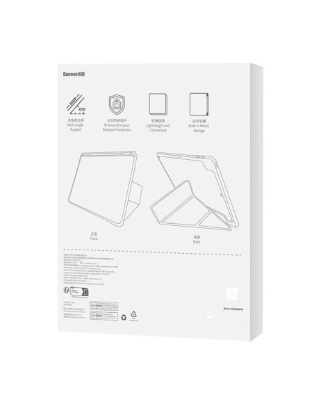 Etui ochronne do iPad Air 4/Air 5 10.9" Baseus Minimalist (szare)