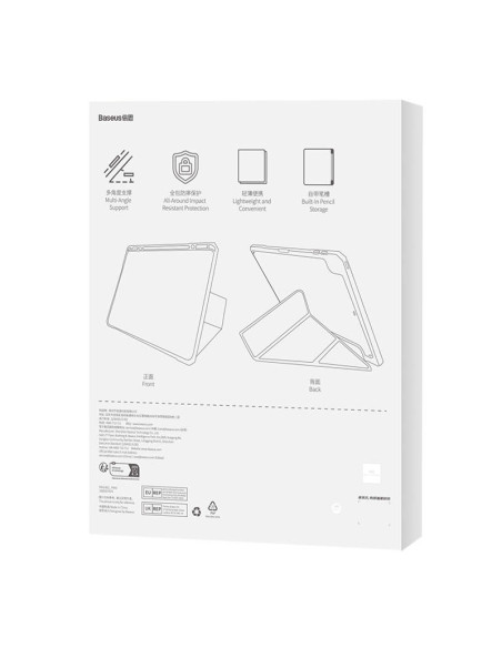 Etui ochronne Baseus Minimalist do iPad Air 4/5 10.9-inch białe