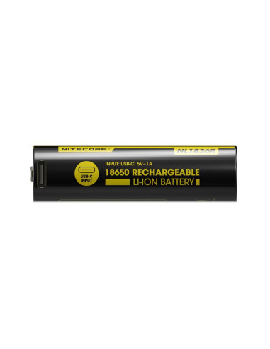 Nitecore 18650 3600mAh USB-C akumulator