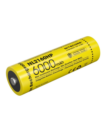 Nitecore Akumulator 21700 6000mAh High Performance